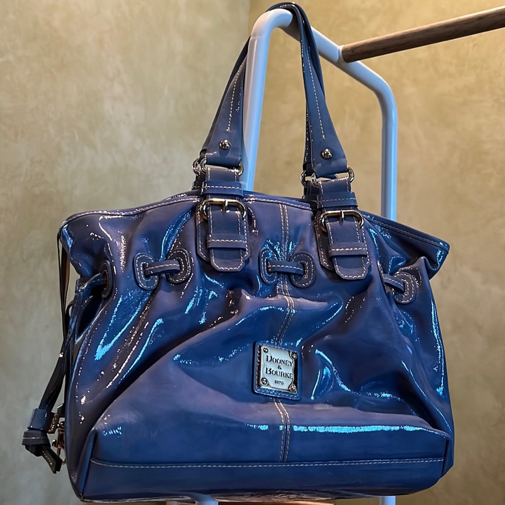 Dooney and Bourke bag. Celeste Blue. All man made materials.